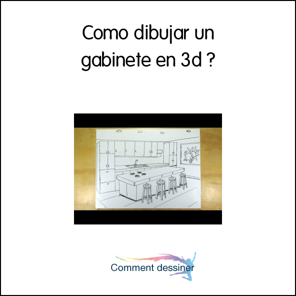 Como dibujar un gabinete en 3d